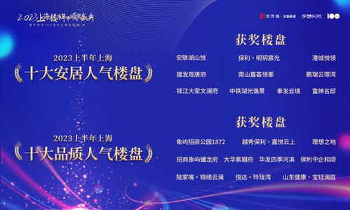 破局谋远 蓄势前行 2023上海楼市年中颁奖盛典暨产品力100上海巡礼活动圆满落幕